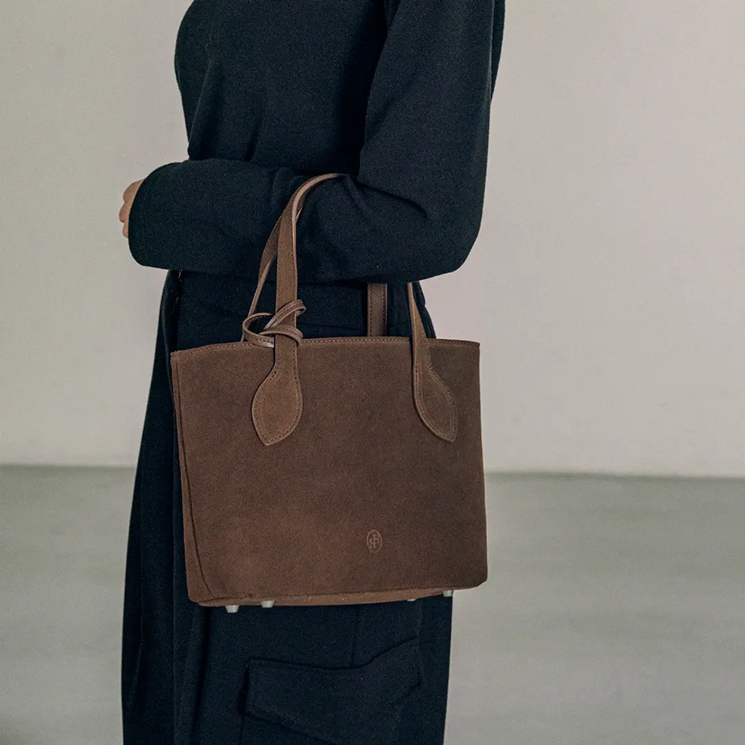 시야쥬 SIAC3062 Suede Rose Bag_Brown 상품 이미지 2