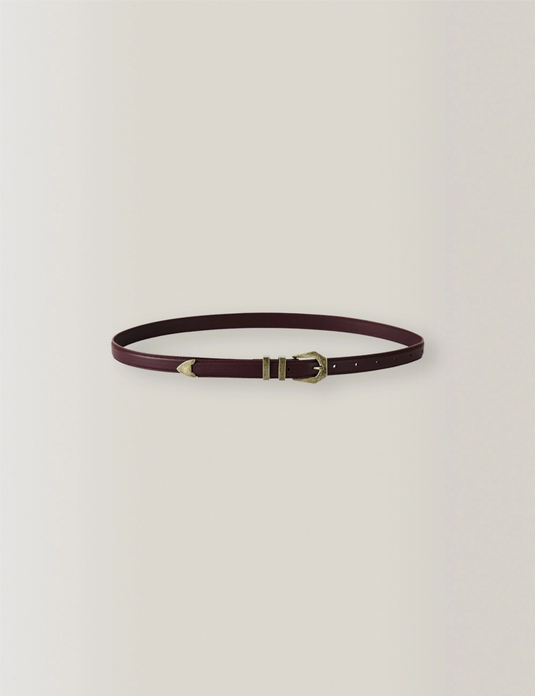 노미나떼 Heritage Italy Leather Belt (Burgundy) 상품 이미지 2