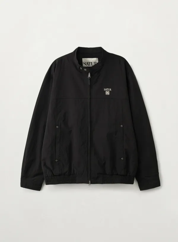 Biker Blouson Jacket - Black