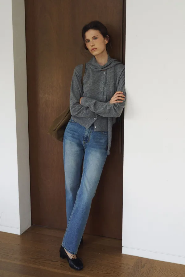 [기장선택]Slim Straight Denim [LMBFAUDN029]-Medium blue