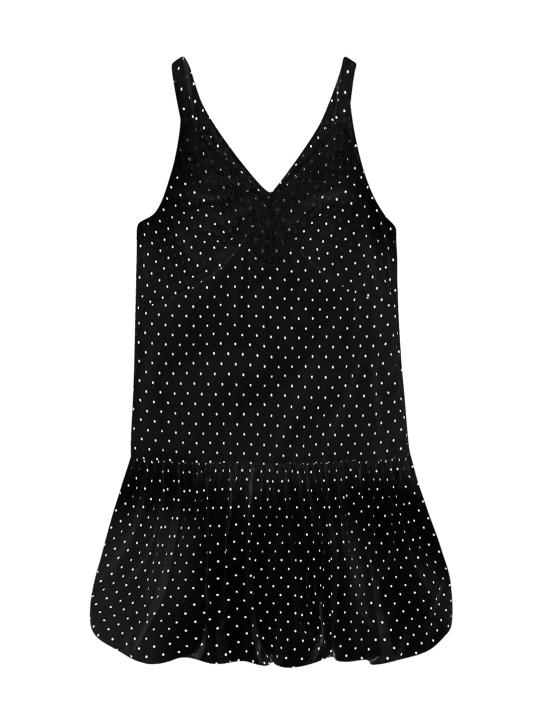 마가린핑거스 DOT BALLOON ONE PIECE (BLACK) 상품 이미지 3