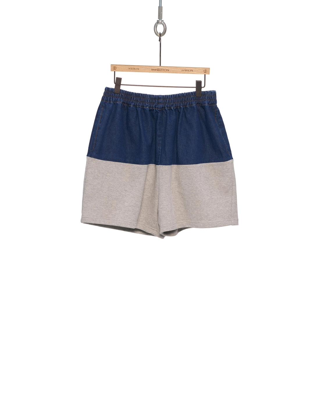 푸쉬버튼 SS26 ZERO BLUE HYBRID DENIM JERSEY SHORTS 상품 이미지 1