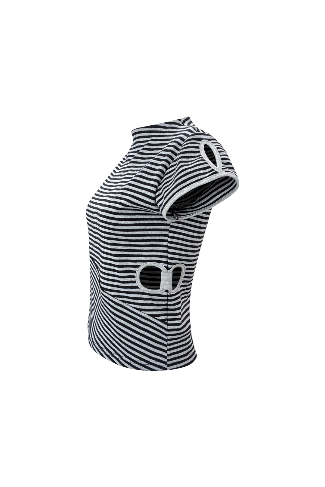 체메씨 ARC STRIPE TOP (BLACK) 상품 이미지 2