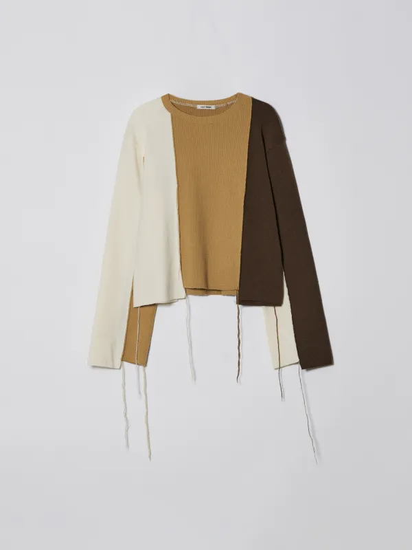 MULTI COLOR KNIT [IVORY]