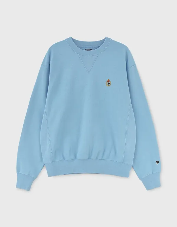 CREST 221 REVERSE CREWNECK / Sky Blue