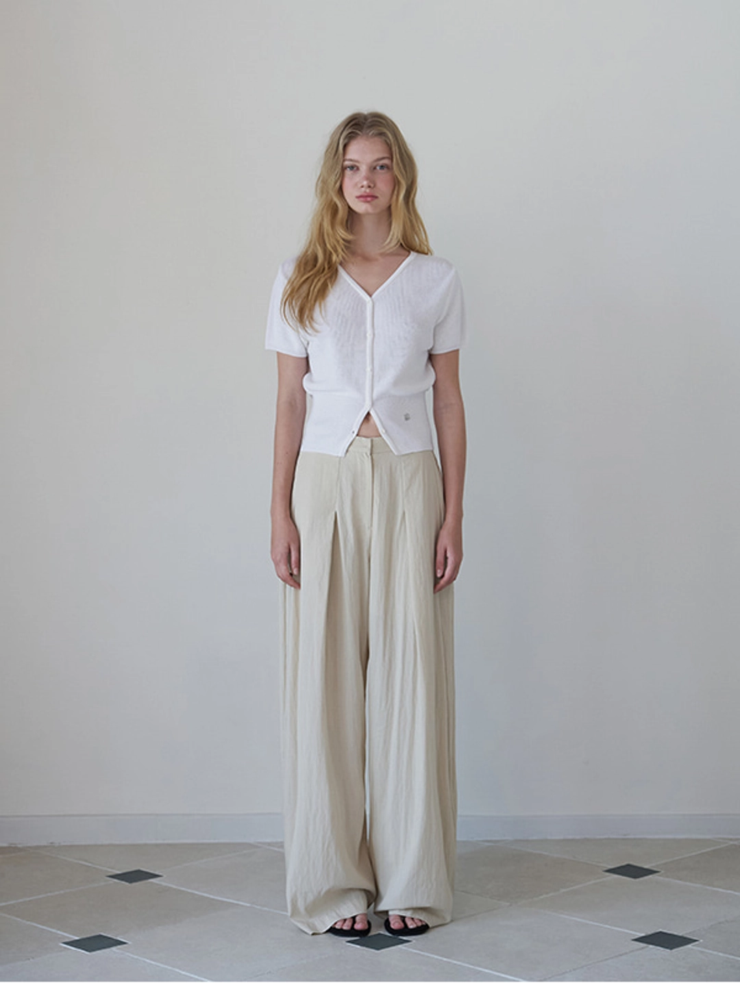 오디에스 Cove Structured Slacks (Soft Beige) 상품 이미지 2