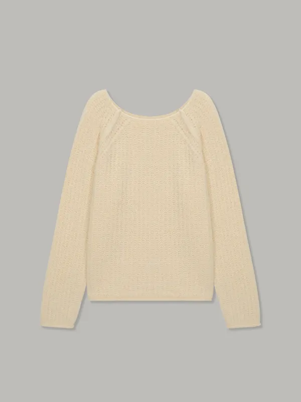 Alpaca Boat-Neck NT_(Cream)