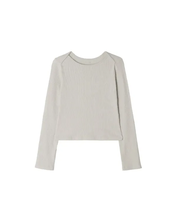 VRILLE RIB TOP (4color,2size)