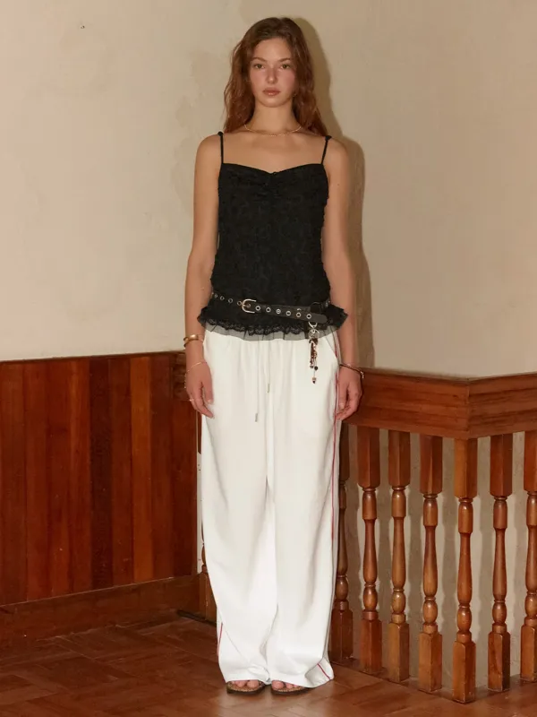 AMY LACE SLEEVELESS TOP_BLACK