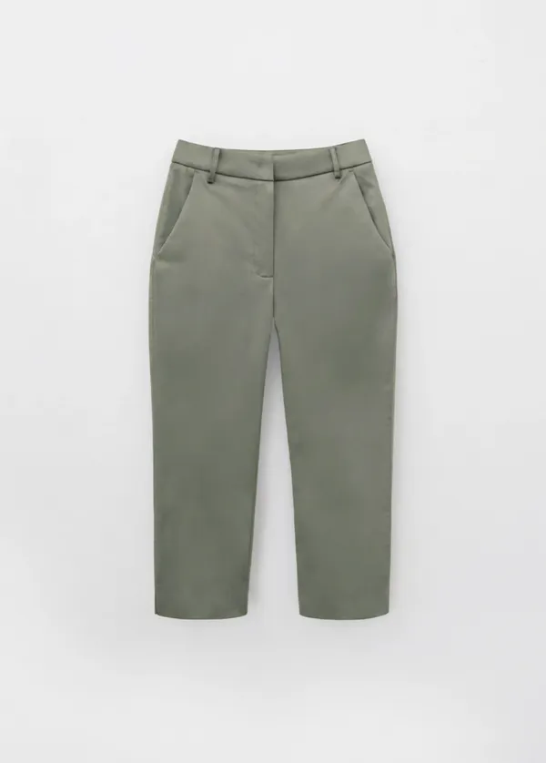 26FW 햅번 롱 카프리팬츠 - Khaki