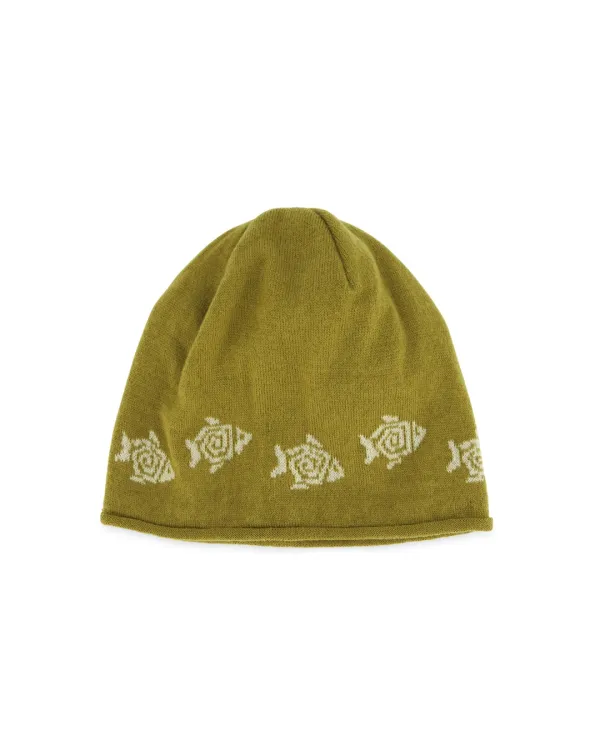 HS Fish Logo Beanie_Olive