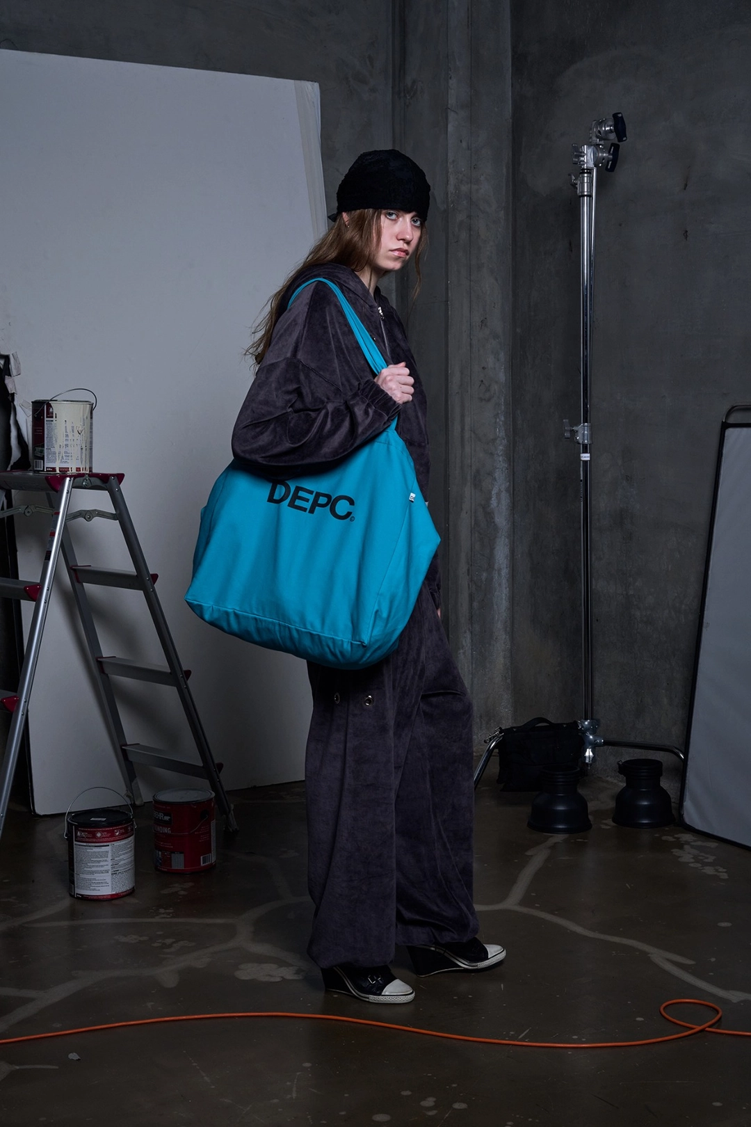 뎁크 LOGO ECO BAG - TEAL 상품 이미지 2