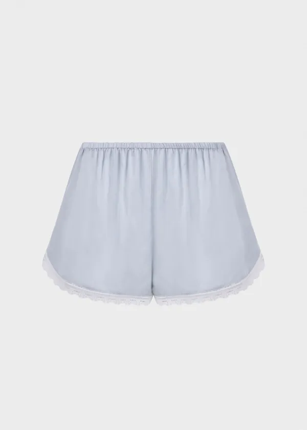 Dolly Lace Shorts Powder Blue