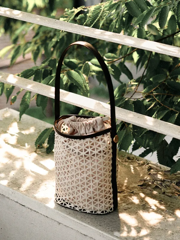 Lou net bag Ivory