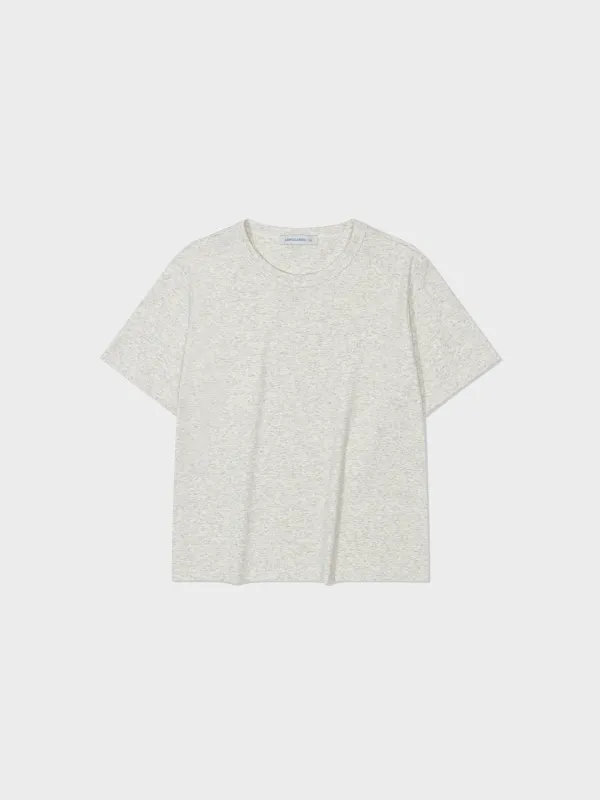 Organic Silket Lc Mini T-Shirt_Oatmeal