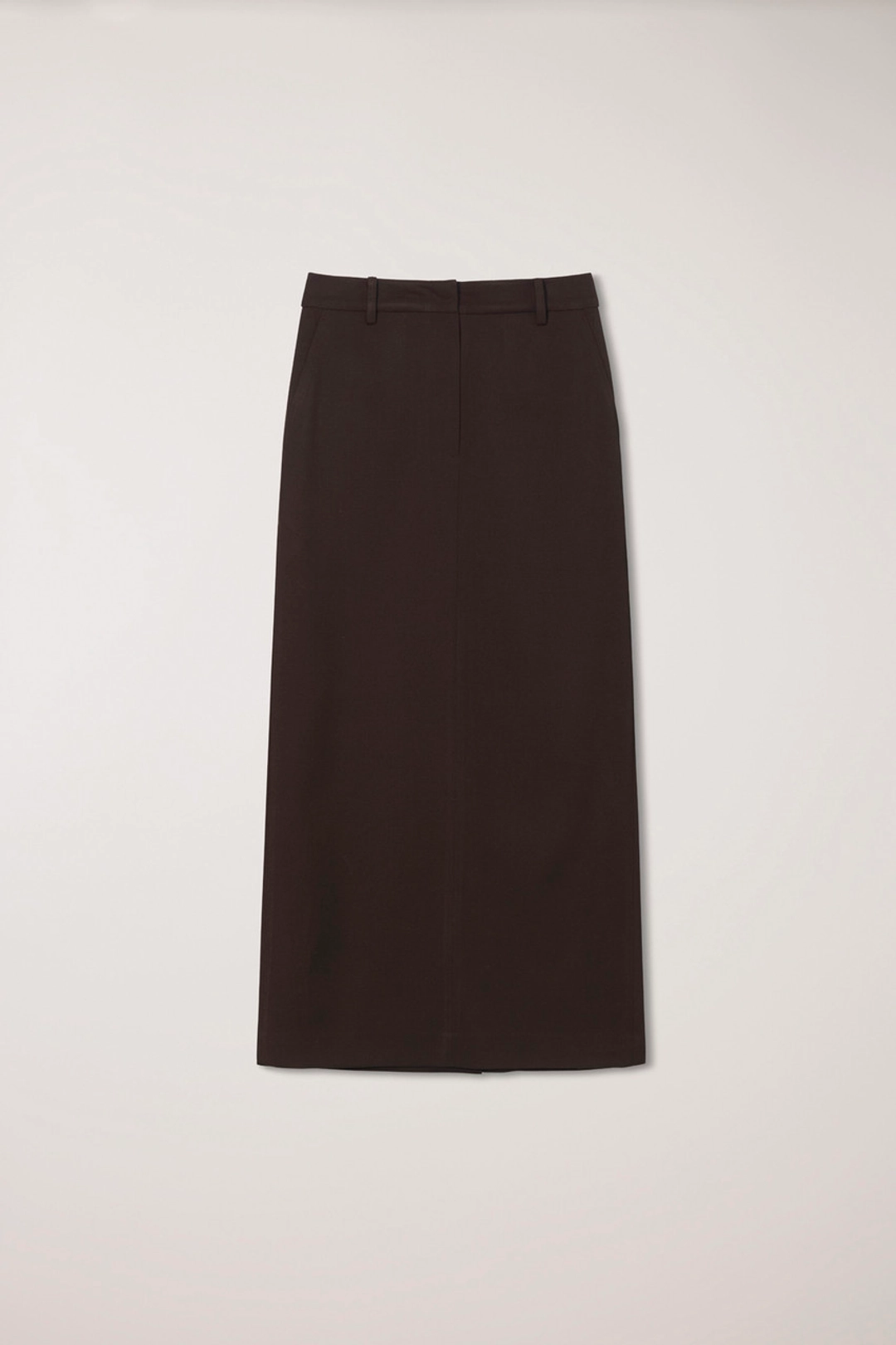 던스트 H-LINE LONG SKIRT BROWN_UDSK6C208W2 상품 이미지 1