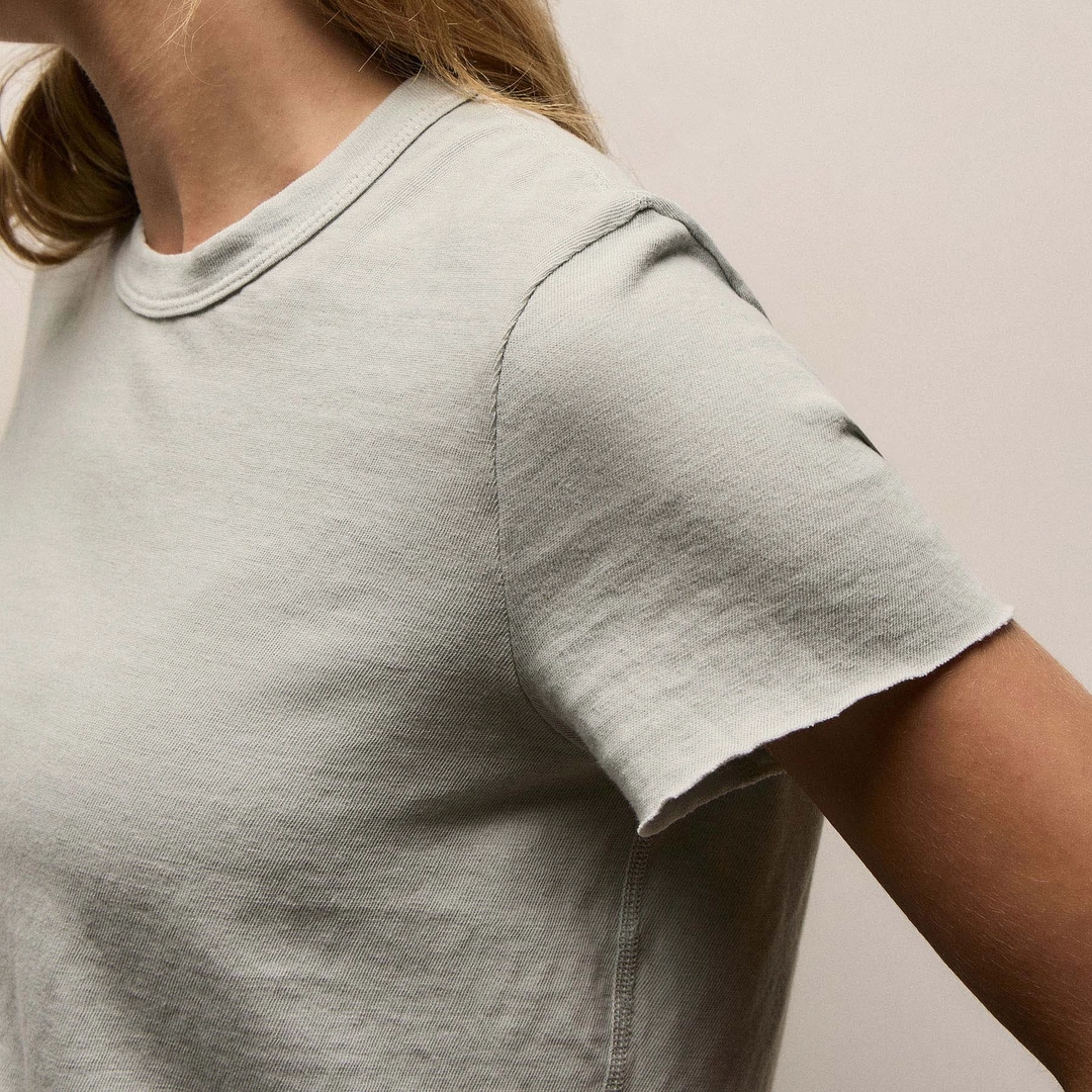 제임스펄스 Slub Jersey Shrunken Tee - Celery Pigment 상품 이미지 2