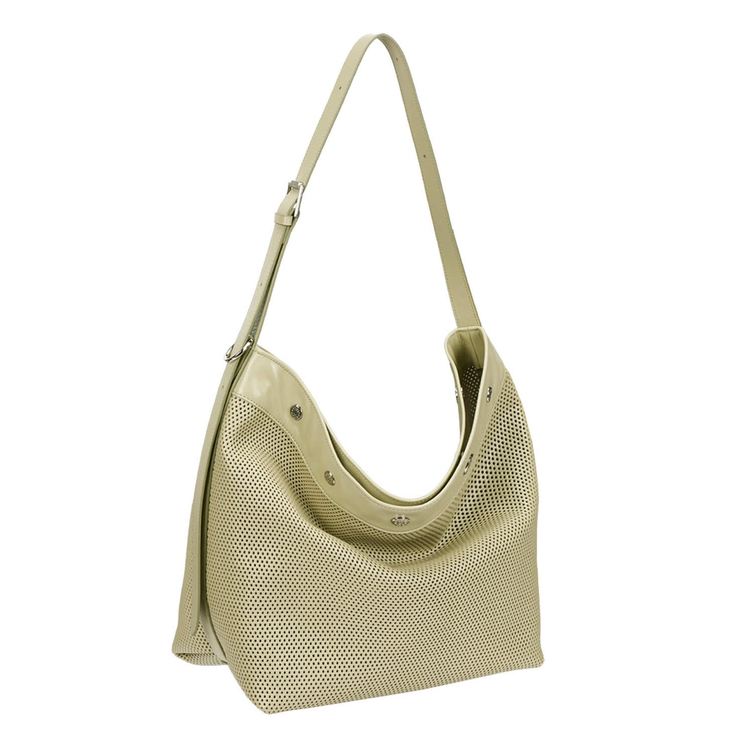 분크 [아울렛] Perfec Button Up Net Hobo L (퍼펙 버튼 업 네트 호보 라지) Sage Green 상품 이미지 1