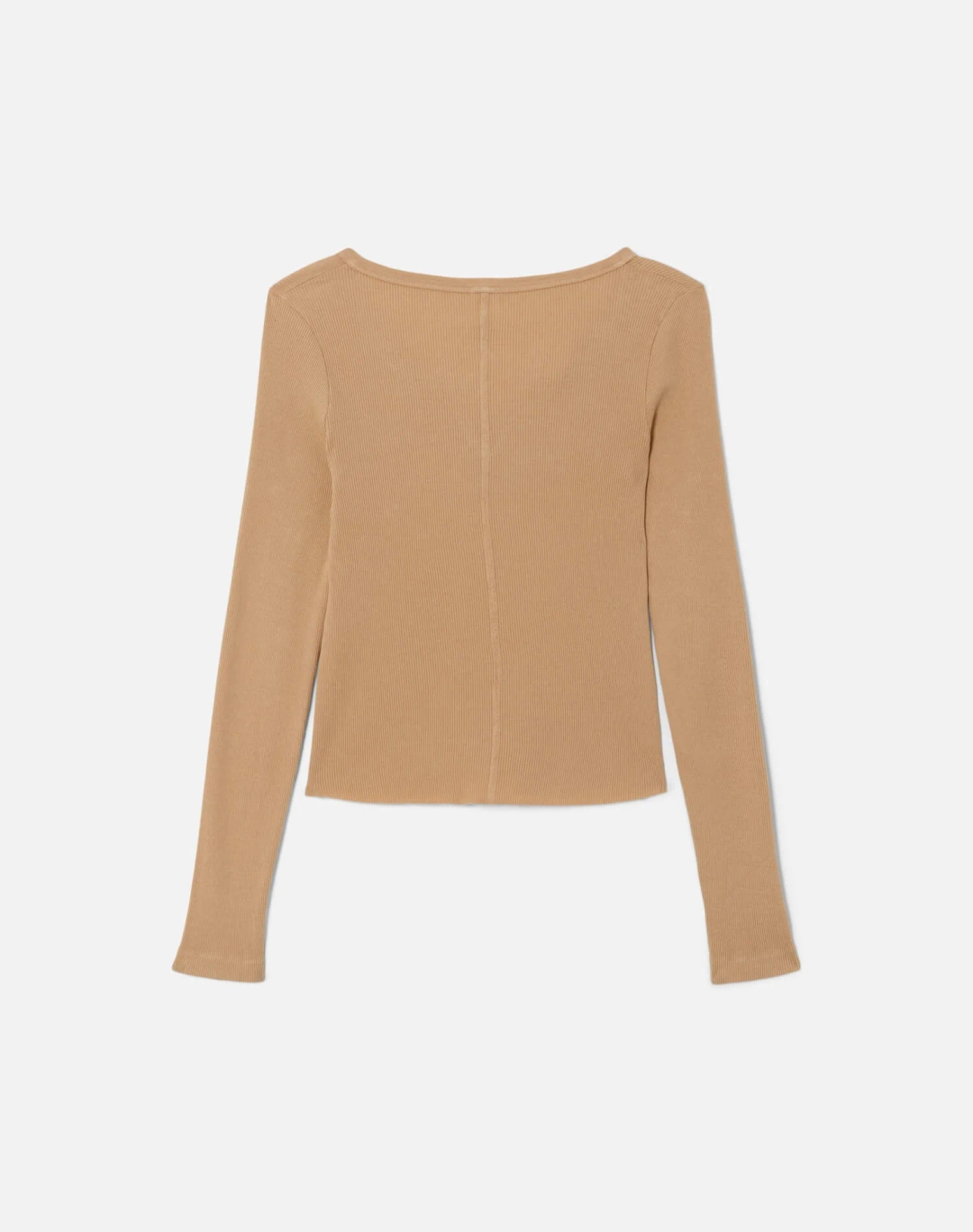 리던 Hanes V Cut Baby Long Sleeve - Khaki 상품 이미지 3