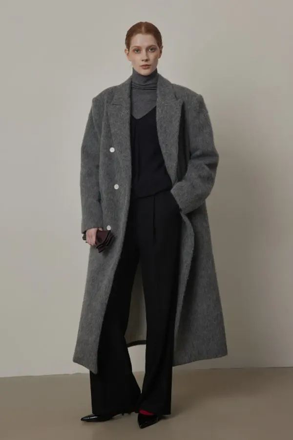 Wool One Tuck Boy-fit Slacks Trousers_Pants