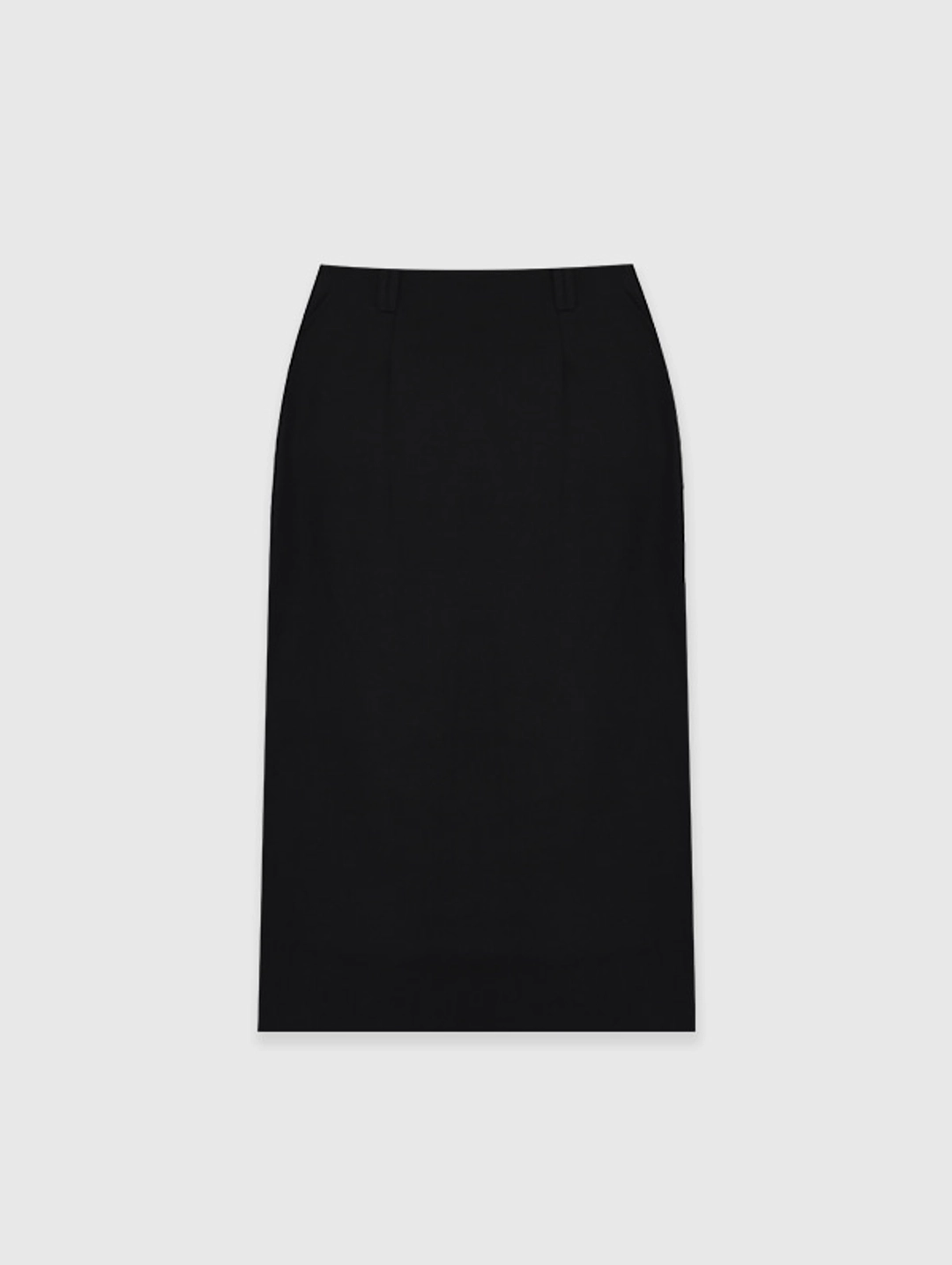 오디에스 Linen Double Belt Skirt (Black) 상품 이미지 1