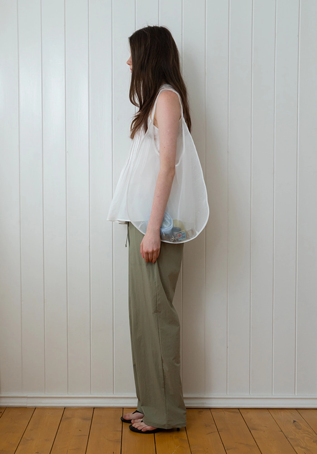 이브세이지 Organza hobo Bag (Ivory) 상품 이미지 2