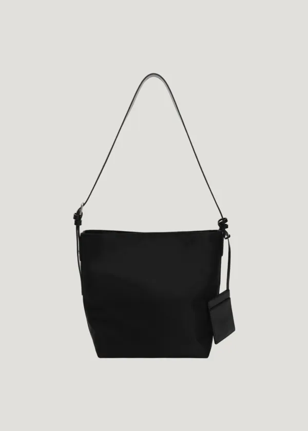 Strapped Nylon Bag_Black