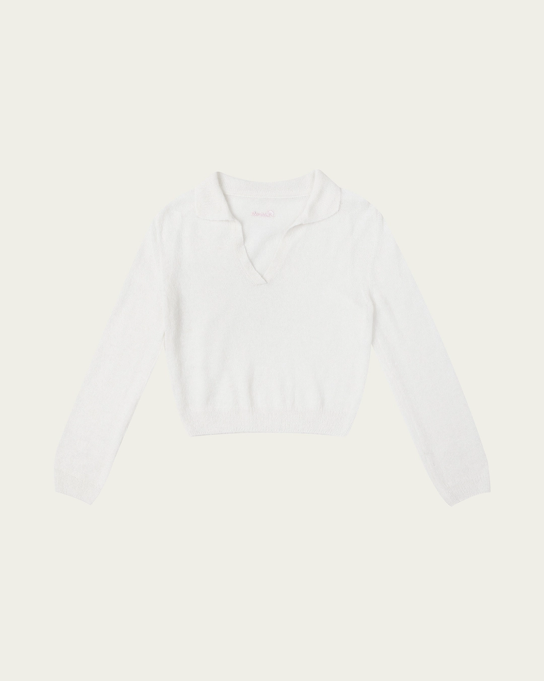Crop Collar Knit