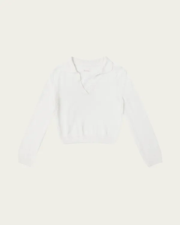 Crop Collar Knit