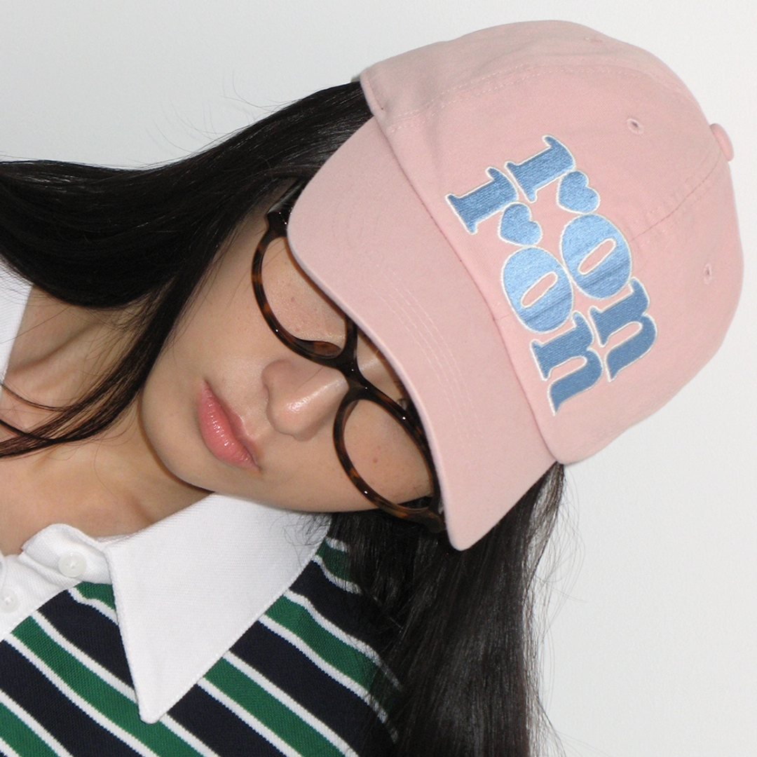 론론 LOGO BALL CAP SOFT PINK 상품 이미지 1