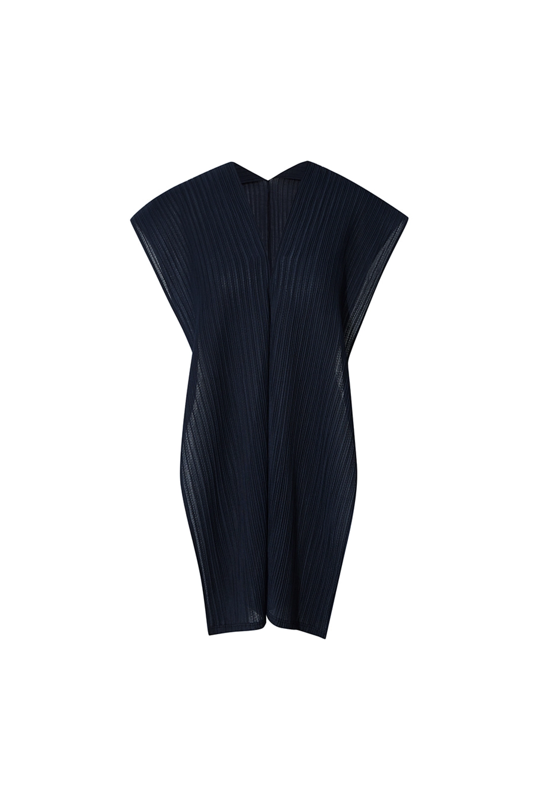 르917 AUBE PLEATS MUFFLER [NAVY] 상품 이미지 1