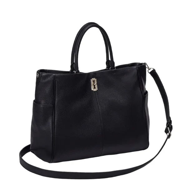 [아울렛] Perfec Just Watch Tote L (퍼펙 저스트 워치 토트 라지) Black
