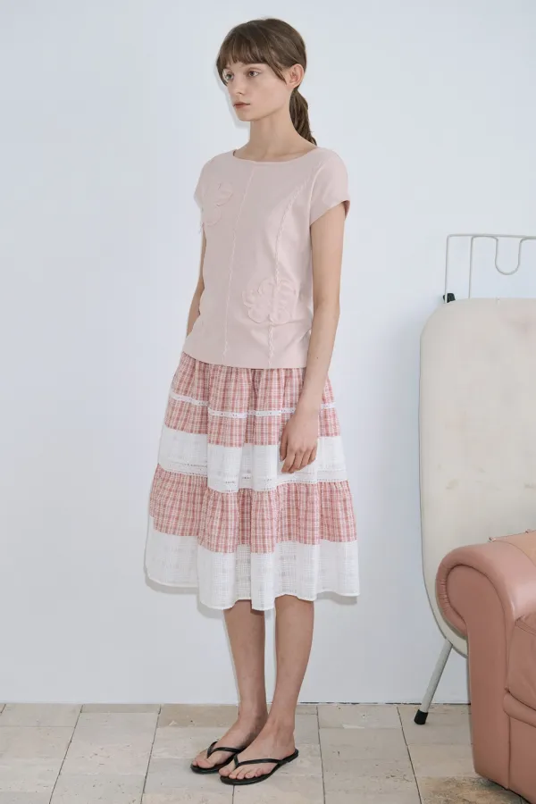 Flower Patch T-Shirt (Soft Pink)