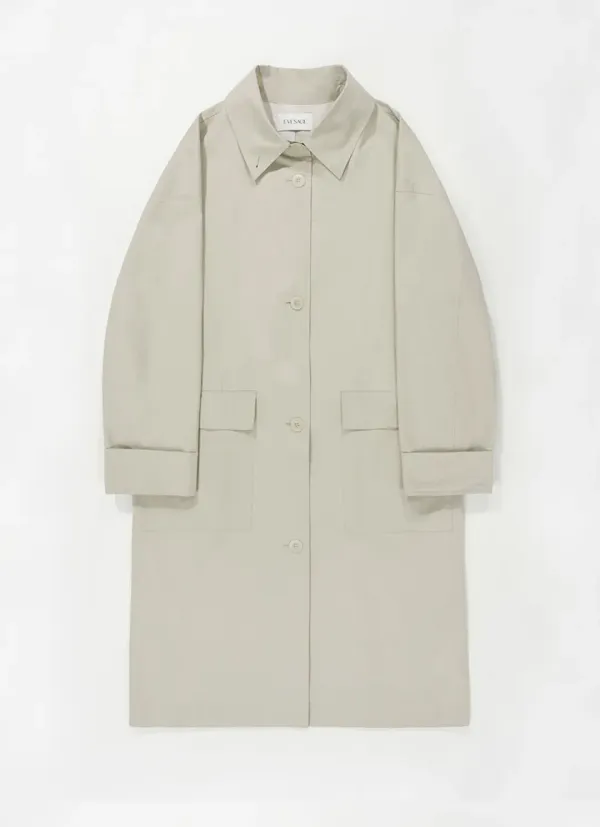 Roll-up trench coat