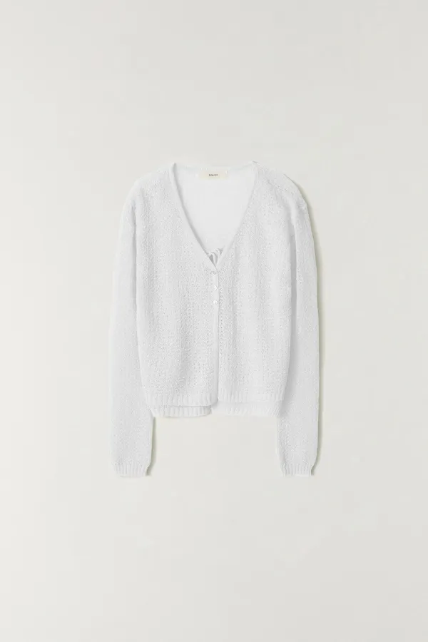 페이퍼 레이어드 가디건 WHITE