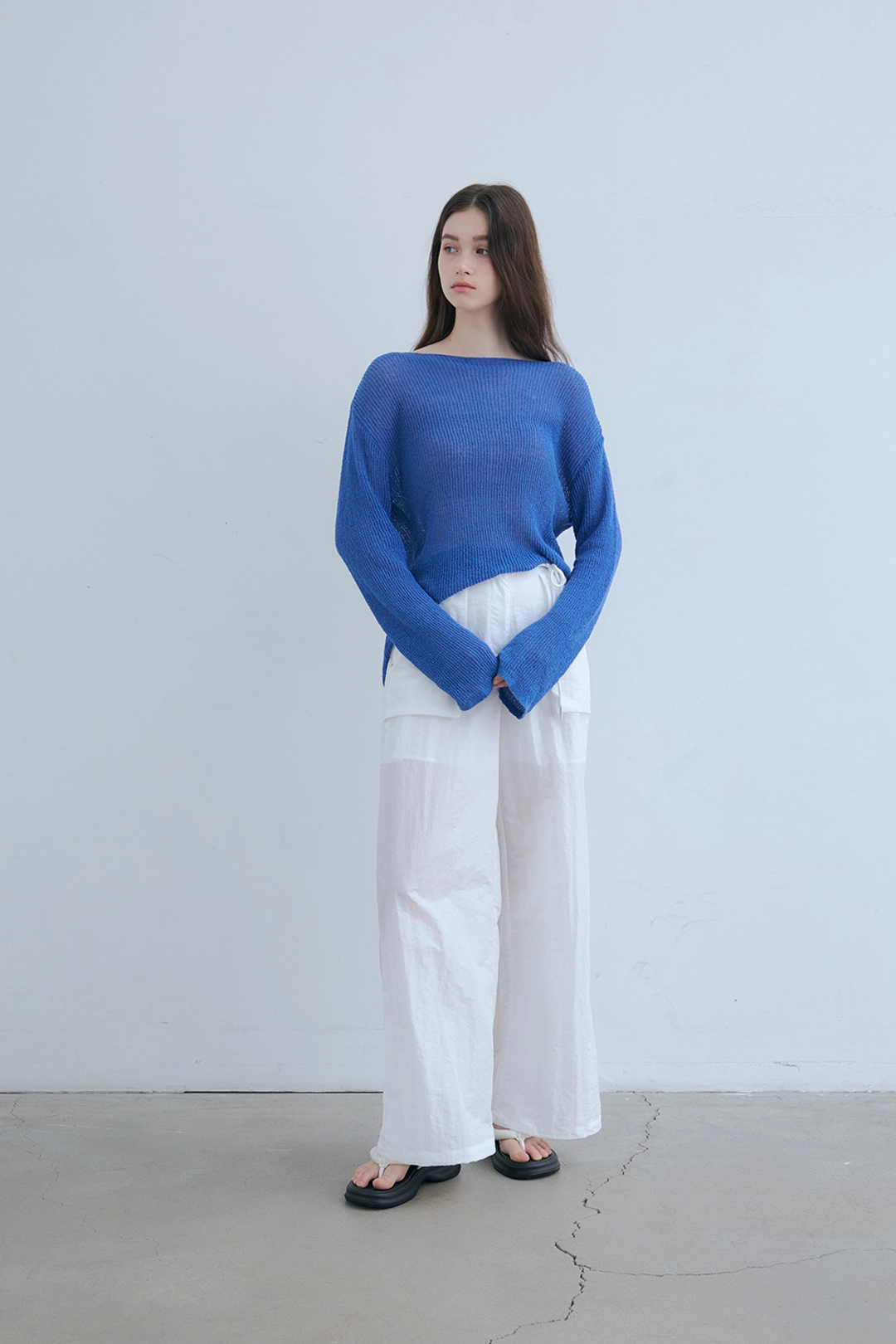 오디에르 소프티 보트 풀오버-블루 상품 이미지 2