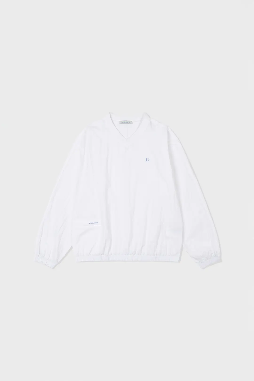 로우클래식 Lc NYLON SWEATSHIRT_WHITE 상품 이미지 1