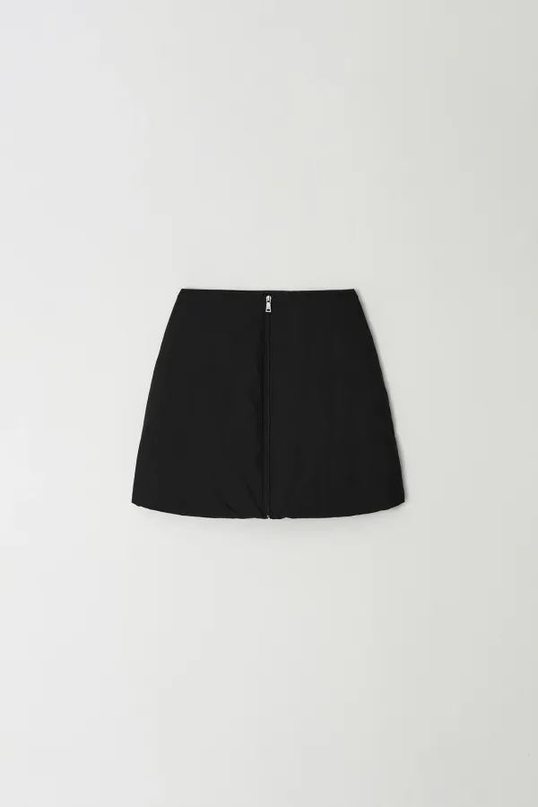 Zippered Padded Skirt (black)