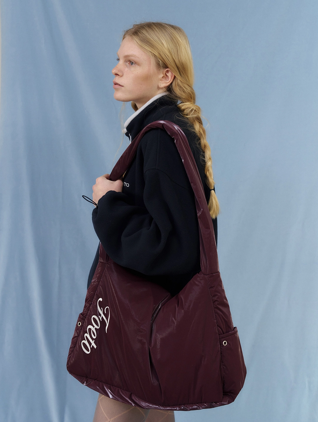 포에토 Puffer easy bag - bordeaux 상품 이미지 2