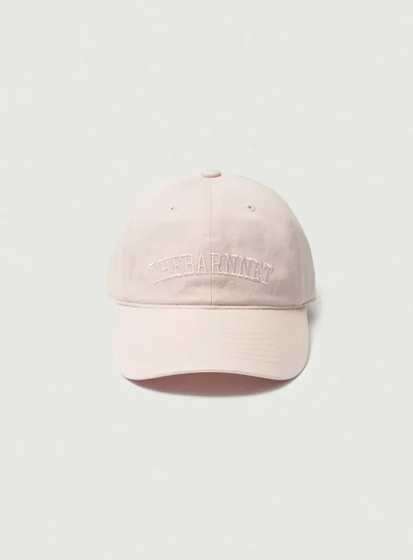 Washed Logo Ball Cap_Light Pink