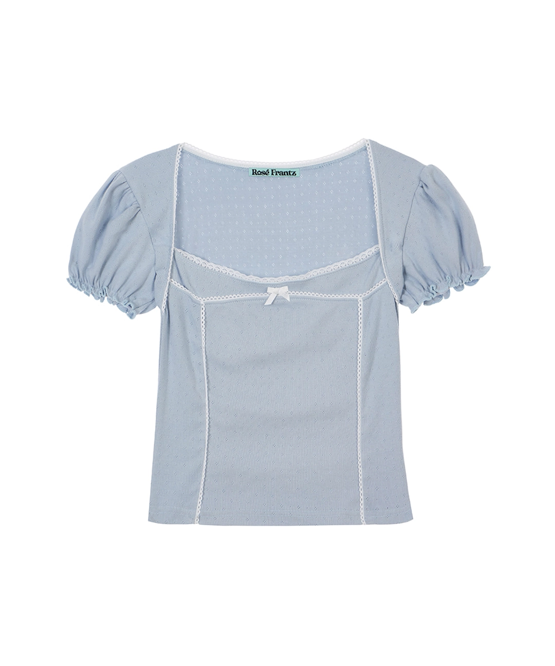 로제프란츠 Lace Line Puff T-shirt [Sky Blue] 상품 이미지 3