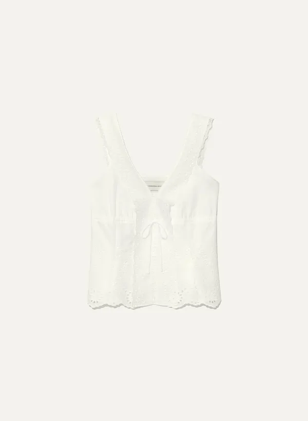 [RESTOCK] Claire Lace Sea Blouse White