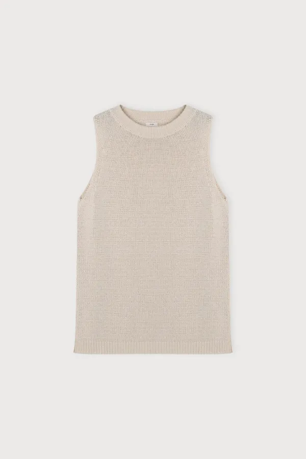SUMMER KNIT SLEEVELESS