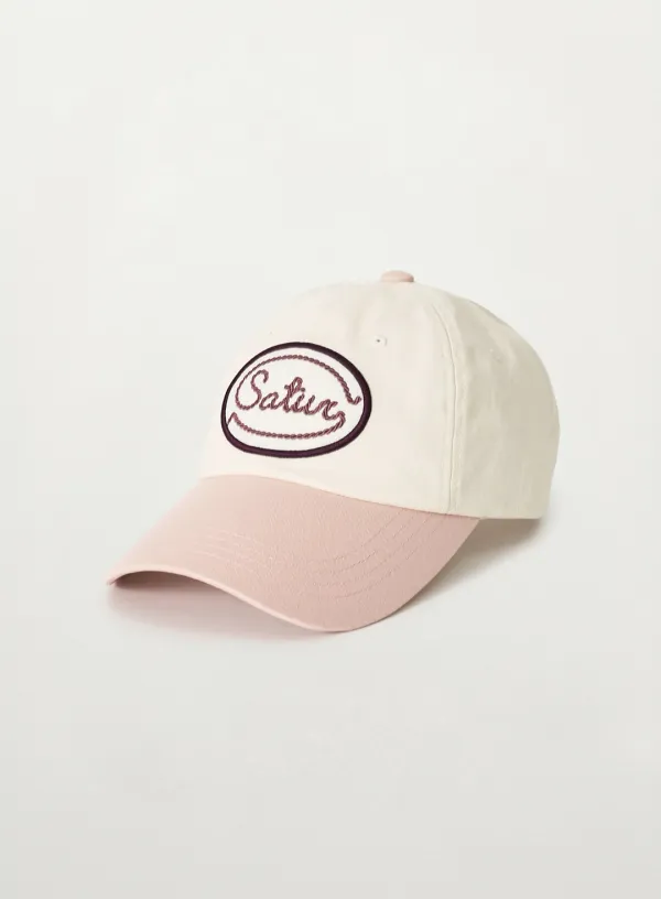 Wappen Color Block Ball Cap - Light Pink
