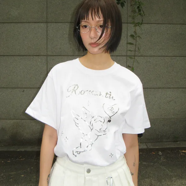 GLINT CUPID BASIC FIT T SHIRT WHITE