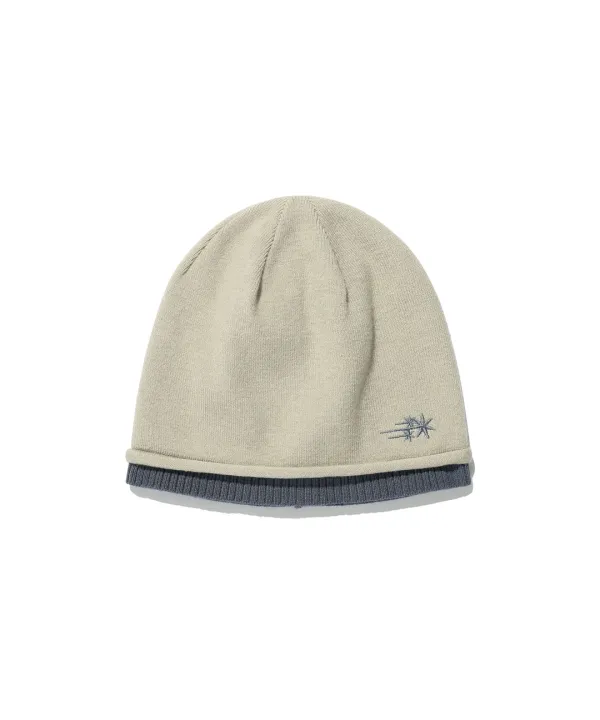 layered knit beanie[light green]