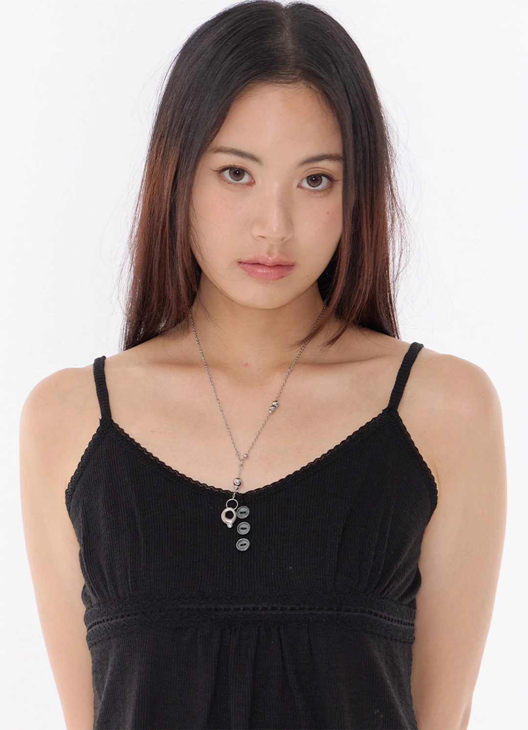애즈온 HALO DROP NECKLACE / SILVER 상품 이미지 1