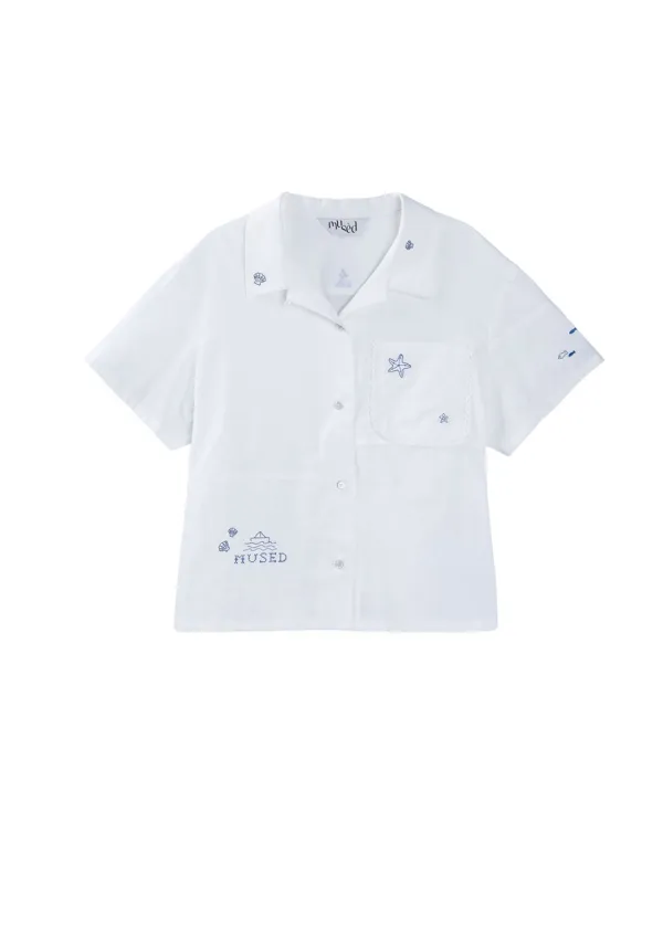 [Exclusive] Mused Resort Shirts - White