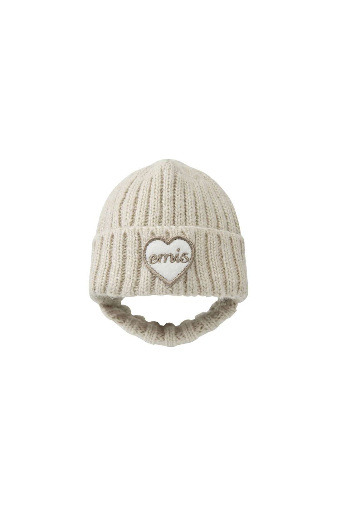 이미스 (PET) HEART WAPPEN BEANIE-BEIGE 상품 이미지 1