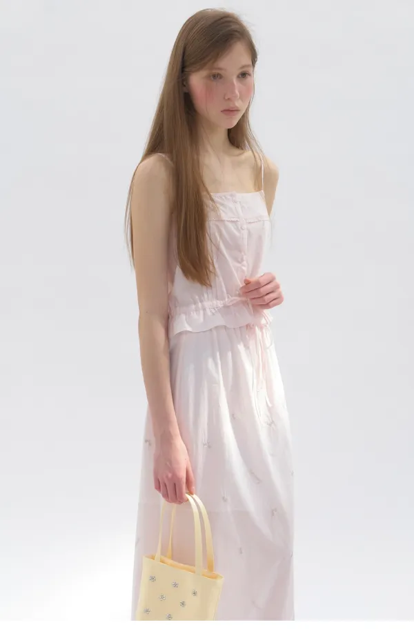 Silvery Slip Top Pink